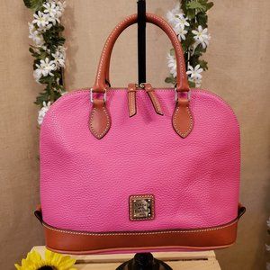 Dooney & Bourke Pebble Grain Zip Satchel